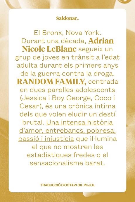 Random Family | Adrian Nicole, LeBlanc | Llibreria La Figaflor - Abrera