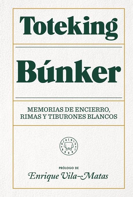 Búnker | Toteking | Llibreria La Figaflor - Abrera