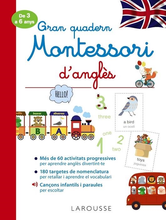 Gran quadern Montessori d'anglès | Larousse Editorial | Llibreria La Figaflor - Abrera