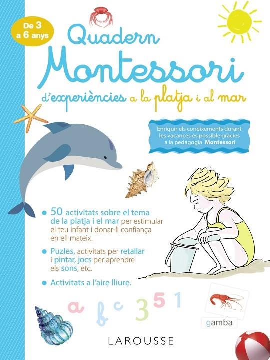 Quadern Montessori d'experiències a la platja i al mar | Larousse Editorial | Llibreria La Figaflor - Abrera