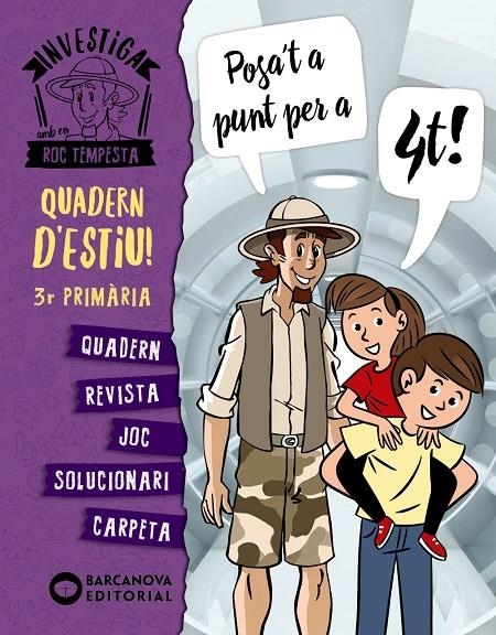 Investiga amb Roc Tempesta 3r. Posa't a punt per a 4t | Murillo, Núria / Cerdà, Ximo | Llibreria La Figaflor - Abrera