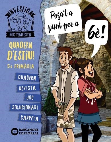 Investiga amb Roc Tempesta 5è. Posa't a punt per a 6è | Murillo, Núria / Baró, Santi | Llibreria La Figaflor - Abrera