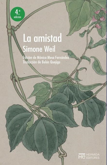 La amistad (4ª ED) | Weil, Simone | Llibreria La Figaflor - Abrera