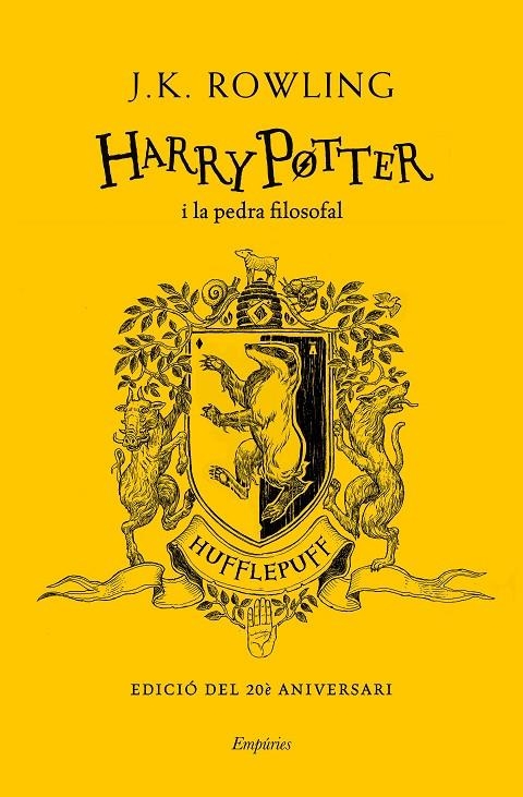 Harry Potter i la pedra filosofal (Hufflepuff) TD | Rowling, J.K. | Llibreria La Figaflor - Abrera