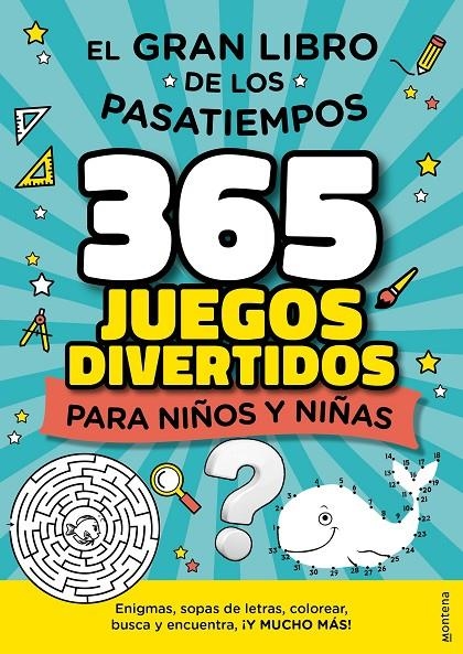 365 Pasatiempos para Niños y Niñas | VV.AA. | Llibreria La Figaflor - Abrera