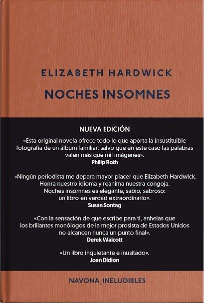 Noches insomnes | Hardwick, Elizabeth | Llibreria La Figaflor - Abrera