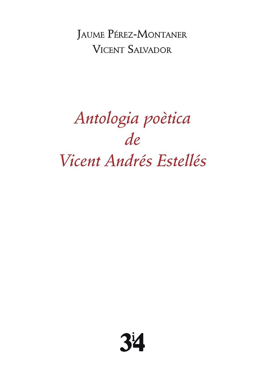 Antologia poètica de Vicent Andrés Estellés | Andrés Estellés, Vicent | Llibreria La Figaflor - Abrera