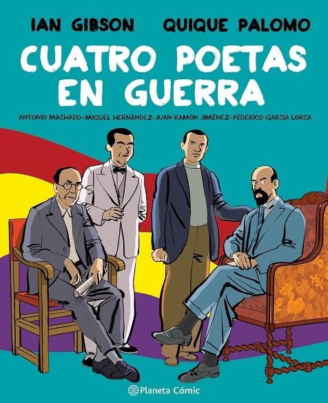 Cuatro poetas en guerra (novela gráfica) | Gibson, Ian / Palomo, Quique | Llibreria La Figaflor - Abrera