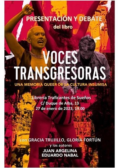 Voces transgresoras. Una memoria queer de la cultura insumisa | Juan Argelina / Eduardo Nabal | Llibreria La Figaflor - Abrera