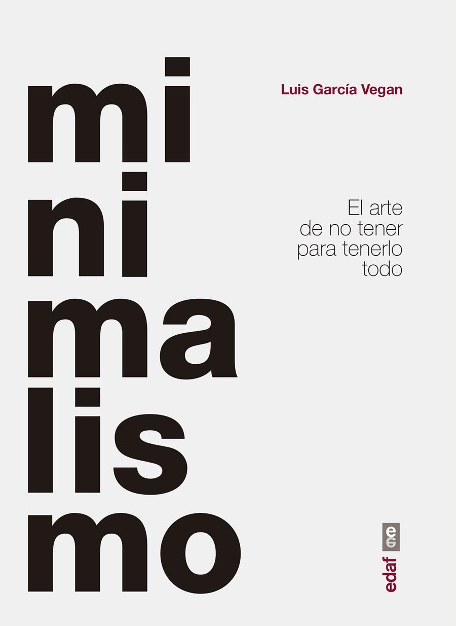 Minimalismo | García Vegan, Luis | Llibreria La Figaflor - Abrera