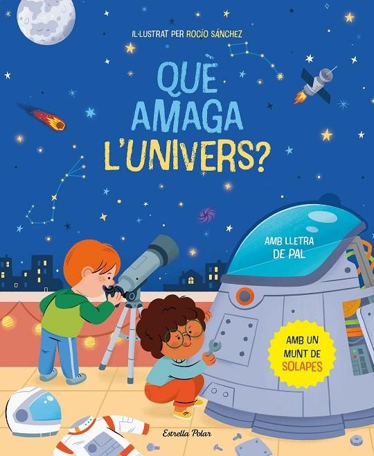 Què amaga l'univers? Llibre amb solapes | Sánchez, Rocío | Llibreria La Figaflor - Abrera