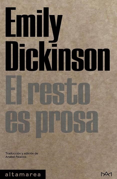 El resto es prosa | Dickinson, Emily | Llibreria La Figaflor - Abrera