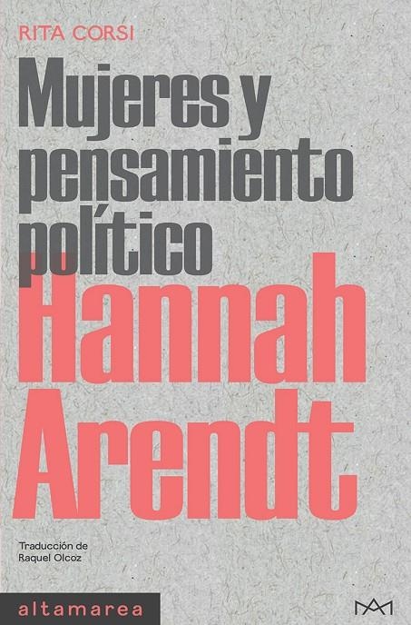 Hannah Arendt | Corsi, Rita | Llibreria La Figaflor - Abrera