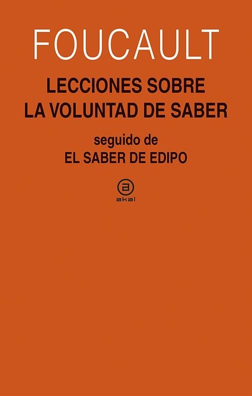 Lecciones sobre la voluntad de saber | Foucault, Michel | Llibreria La Figaflor - Abrera