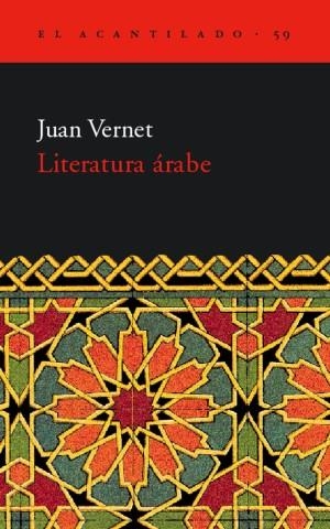 Literatura árabe | Vernet, Juan | Llibreria La Figaflor - Abrera